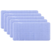Kuber Industries Bath Mat | PVC Bathroom Mat | Shower Bath Mat | Floor Tub Mat | Bathroom Mud Mat | Anti-Skid Shower Bathroom Mat | L-YSD-C |Pack of 5|Sky Blue